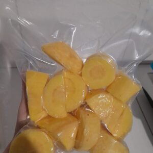 Batata salsa (Picada e embalada a vacúo )Organico